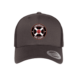 Logansport Iron Horses Black Charcoal hat front