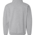 Logansport Iron Horses Half Zip Fleece Sweatshirt Athletic Heather back