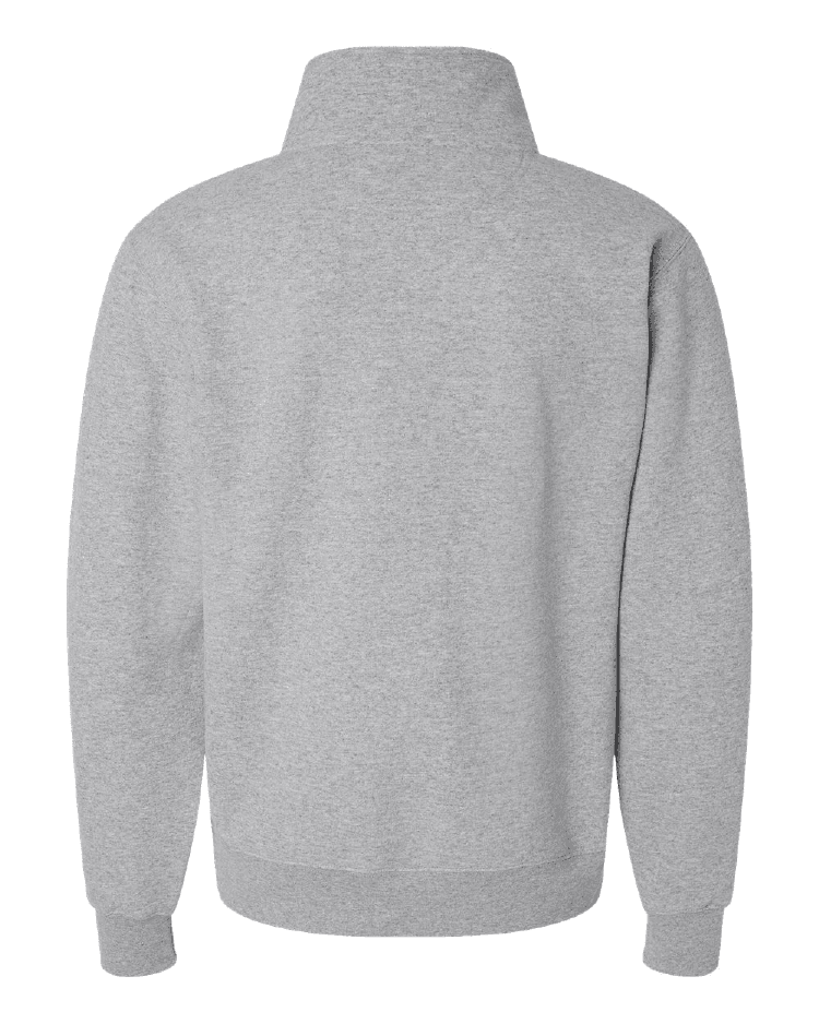 Logansport Iron Horses Half Zip Fleece Sweatshirt Athletic Heather back