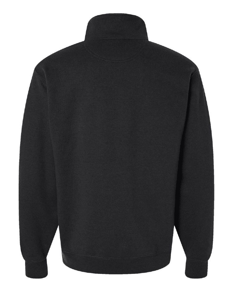 Logansport Iron Horses Half Zip Fleece Sweatshirt Black back