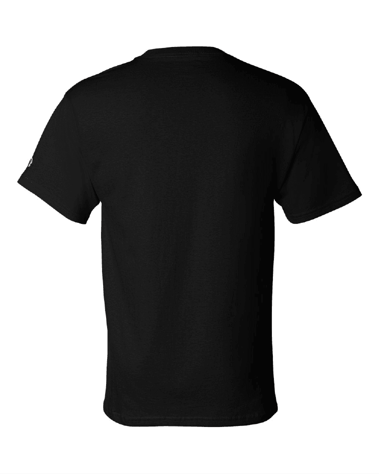 Logansport Iron Horses Wordmark Champion T-shirt black back
