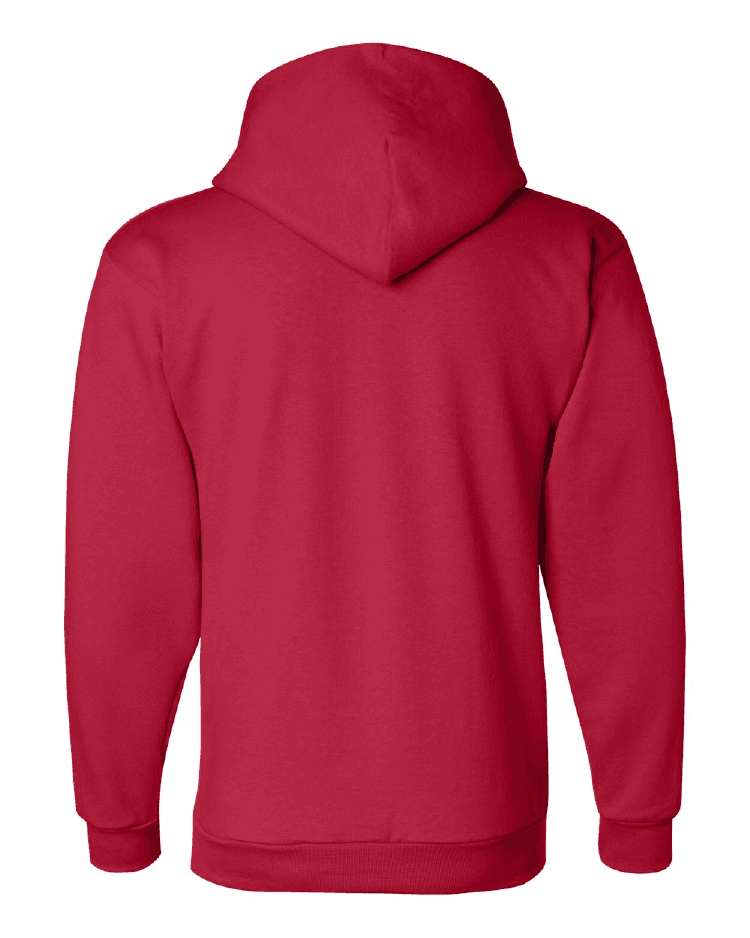 Logansport Iron Horses Champion Hoodie red back