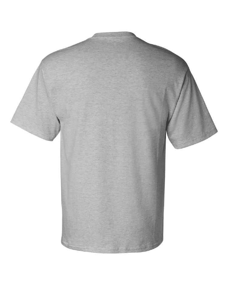 Logansport Iron Horses Wordmark Champion T-shirt light steel back