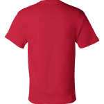 Logansport Iron Horses Wordmark Champion T-shirt red back